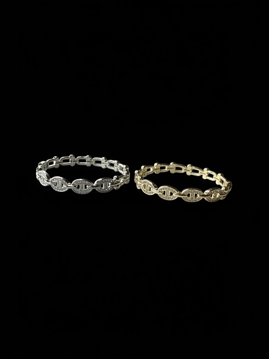 Linked in Luxury Bangle