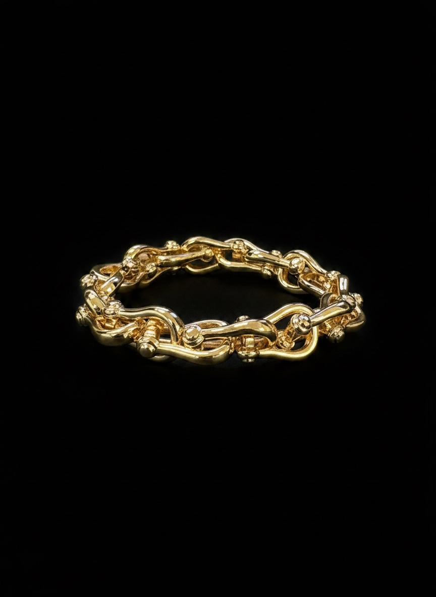 Sculpted Link Bracelet