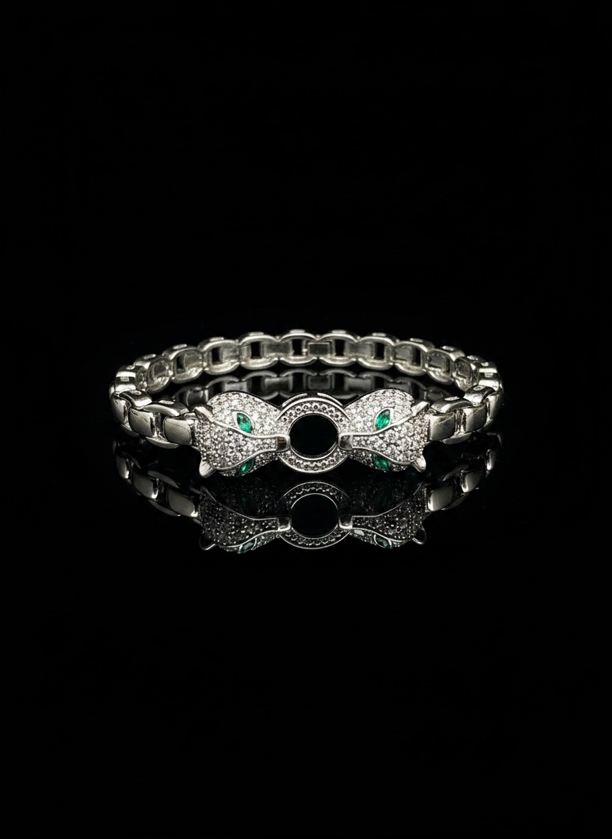 Emerald Panther Bracelet
