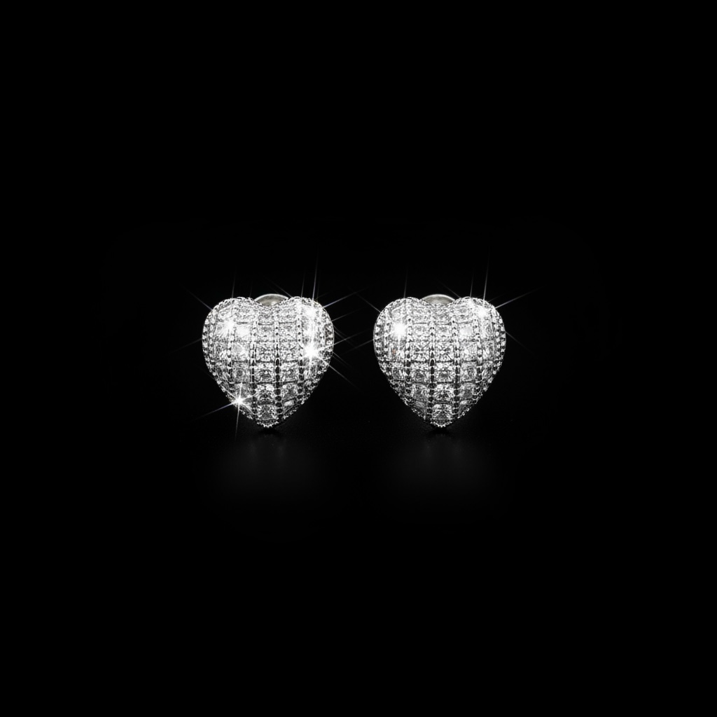 Devotion Heart Studs