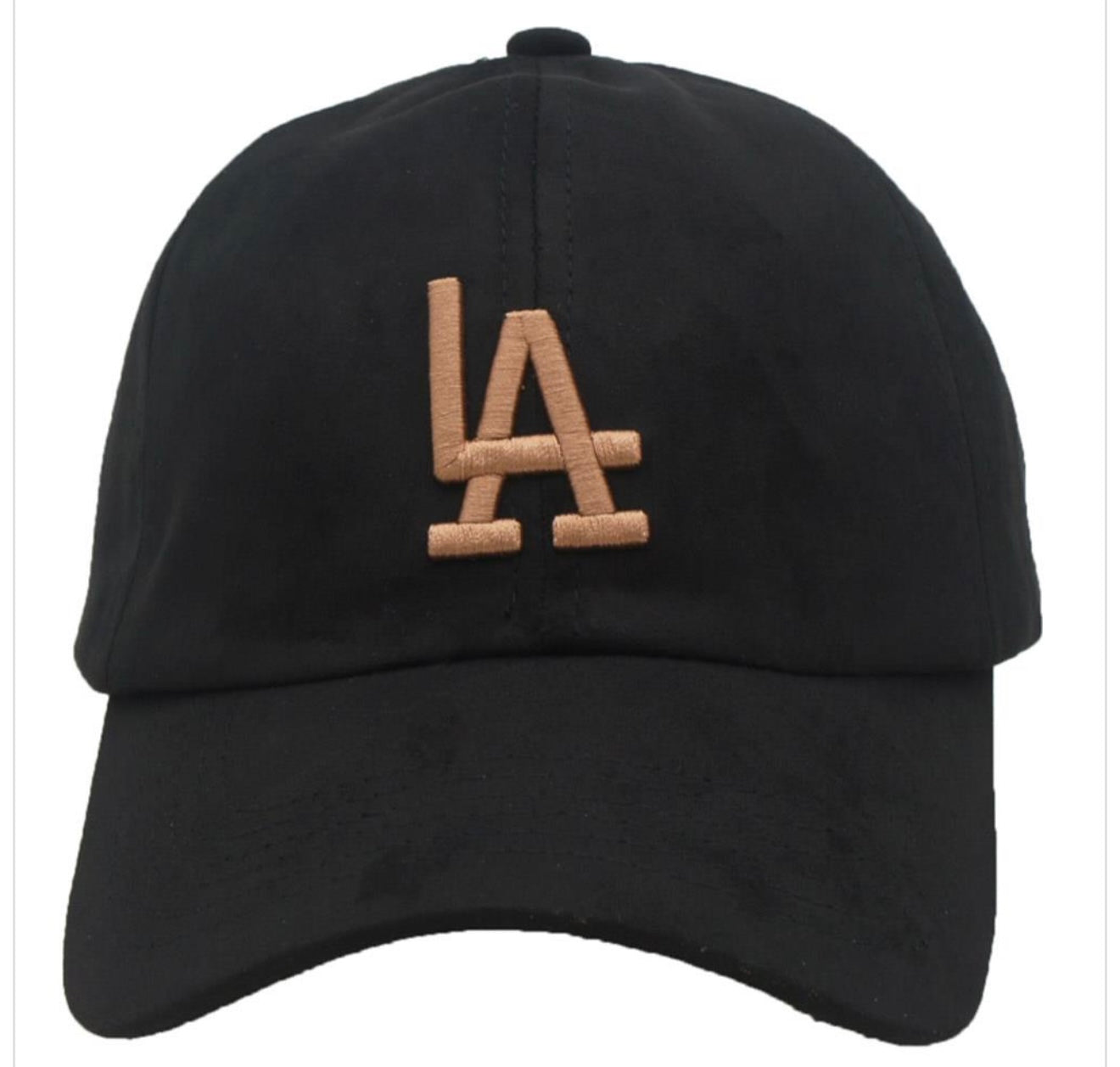 Luxe Suede and Satin cap