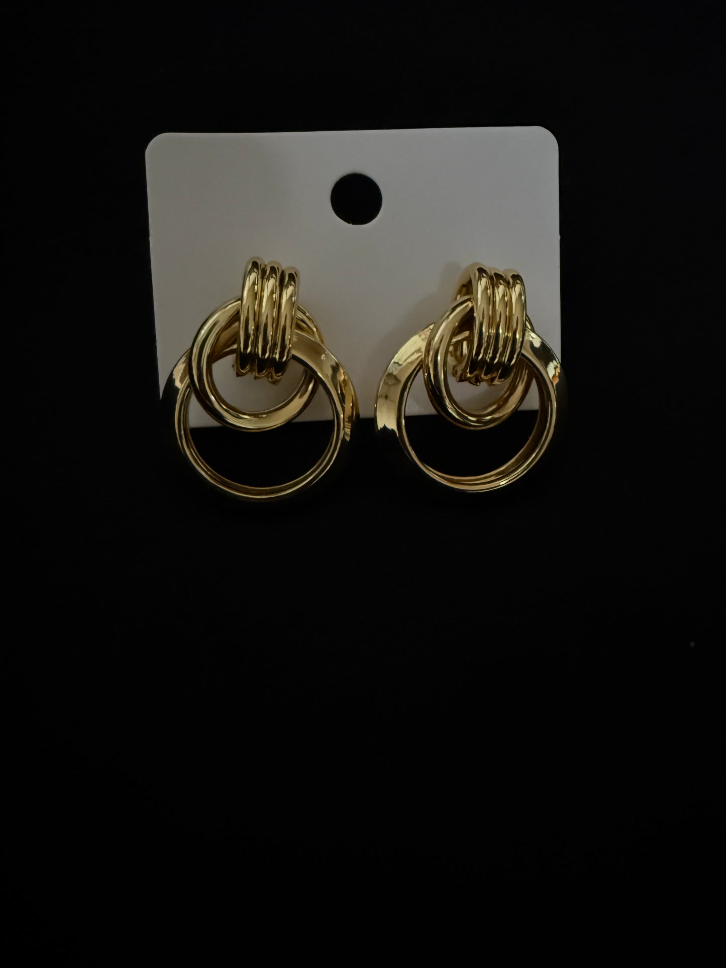 Triple Loop Knot Earrings