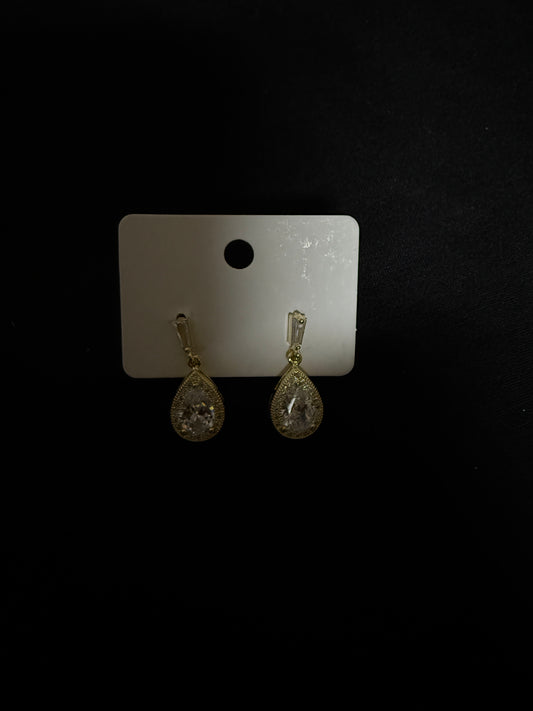 Tear Drop Sparkle Dangles