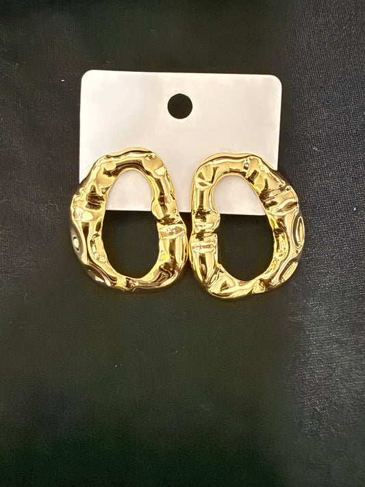 Golden Molten Hoops