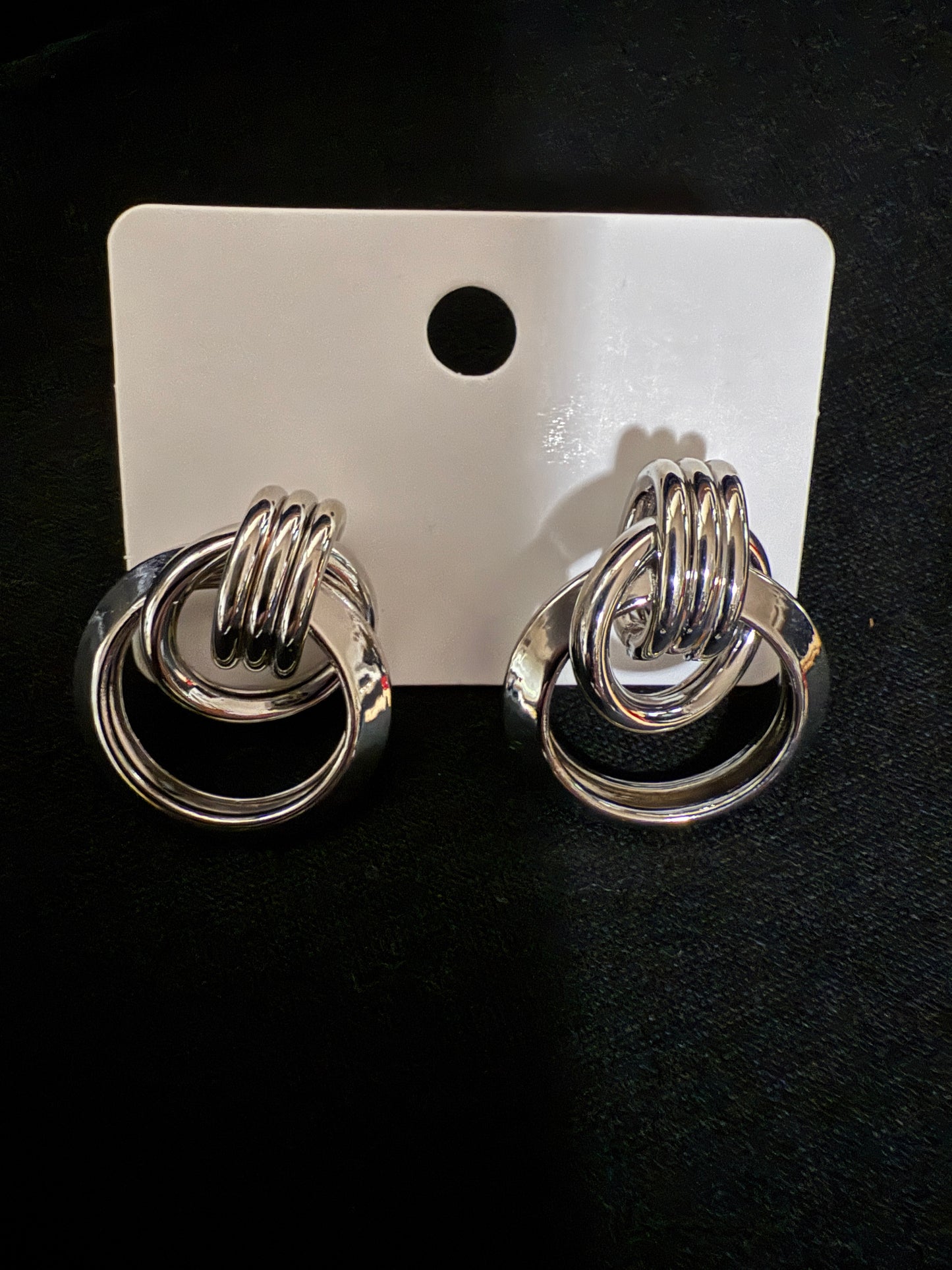 Triple Loop Knot Earrings