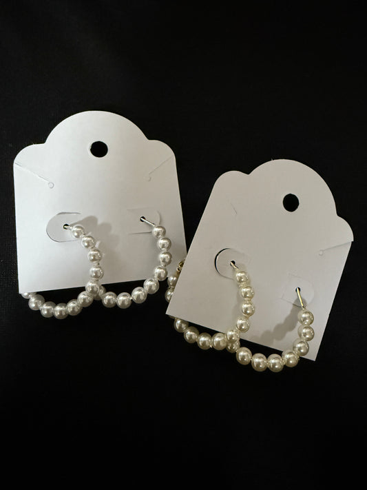 Pearl Hoops