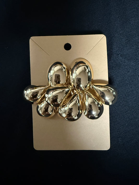 Golden Petal Studs