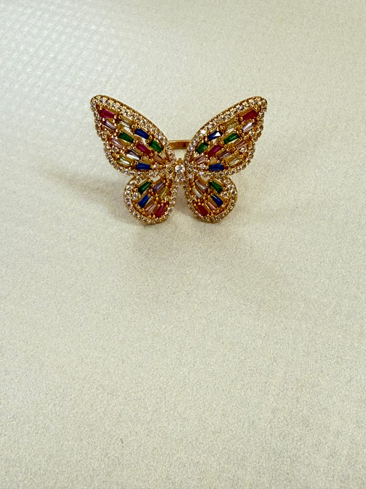 Flutter and Shine Butterfly Ring