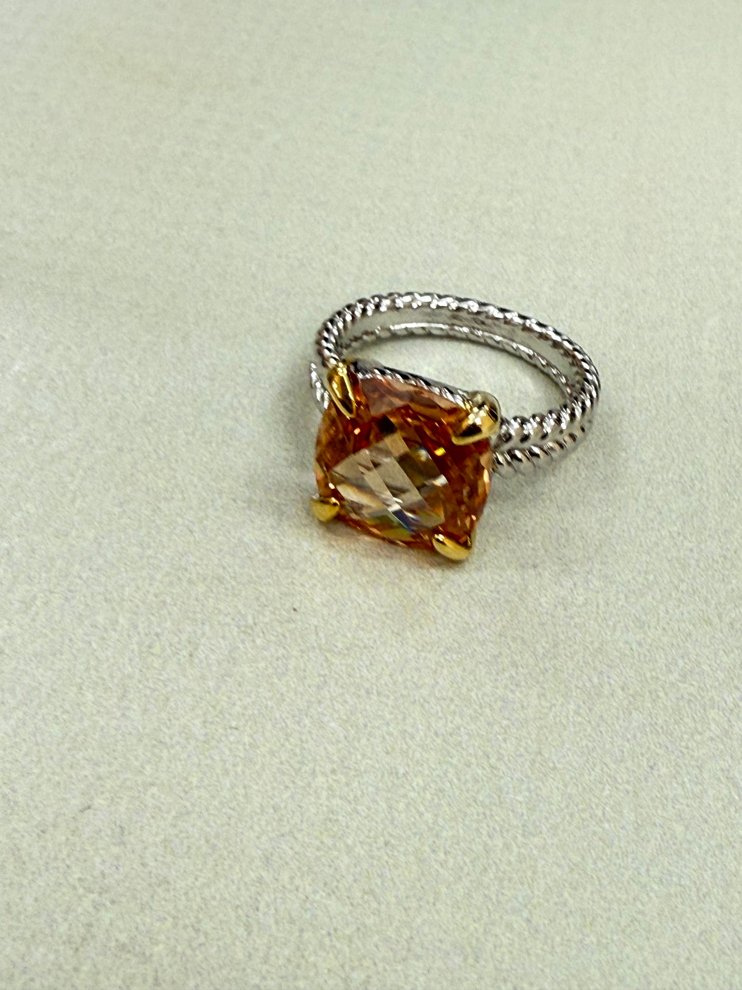 Citrine Gem Ring