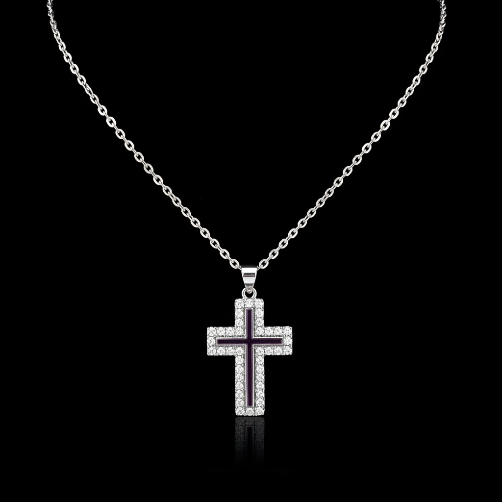 Faith & Sparkle Cross Necklace