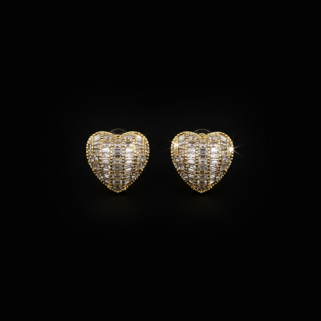 Devotion Heart Studs